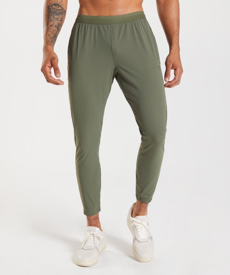 Men\'s Gymshark Studio Jogger Olive | NZ 6GOVXS